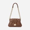 Minimally designed Maillard style pleated small bag, light luxury shoulder bag