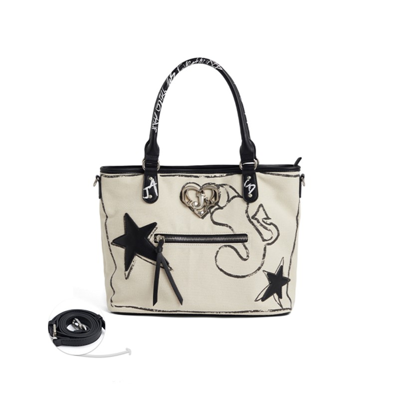 Tote Bag Women's shoulder bag graffiti canvas bag